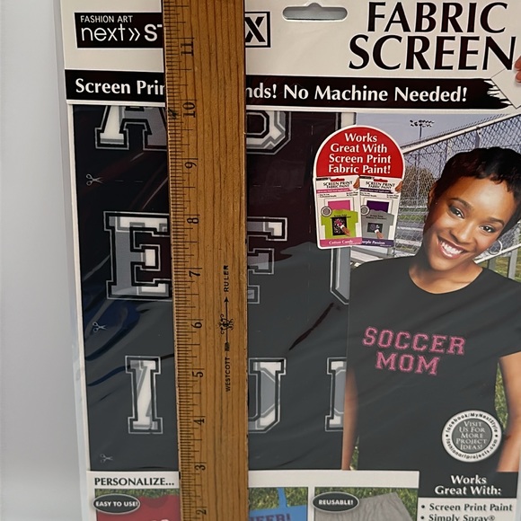 Fashion Art - Next Style FX Collegiate Letters Fabric Screen Kit - Picture 5 of 6